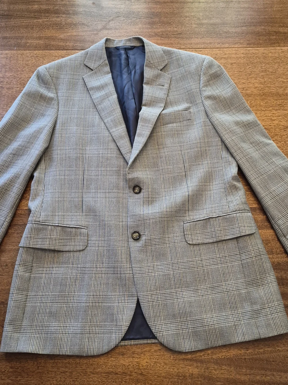 Men's Brooks Brother 1818 Glen Plaid Blazer - Classic Two-Button Sport Coat 40R